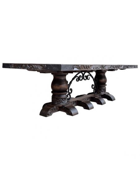 Dining Tables High End Rustic In the Shadows Dining Set from our handcrafted Wild West furniture collection. 7478