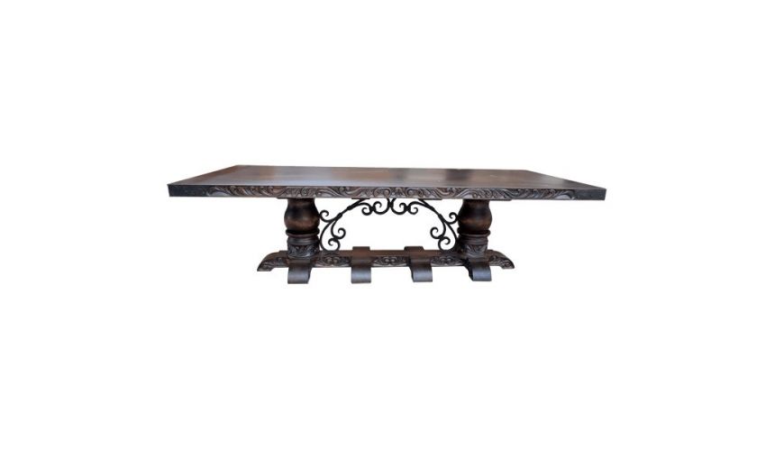 Dining Tables High End Rustic In the Shadows Dining Set from our handcrafted Wild West furniture collection. 7478