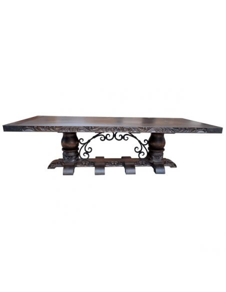 Dining Tables High End Rustic In the Shadows Dining Set from our handcrafted Wild West furniture collection. 7478