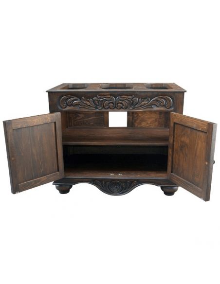 Console & Sofa Tables Beautifully Detailed Wooden Cabinet Diego from our handcrafted Wild West furniture collection. 7481