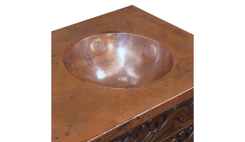 Dressing Vanities & Furnishings Elegantly Detailed Vanity in Pinero Wood from our handcrafted Wild West furniture collection....