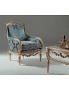 SOFA, COUCH & LOVESEAT Deluxe Platinum and Golden Sofa from our European hand painted furniture collection. 7094