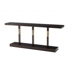 Console & Sofa Tables Elegant Black Bear's Honeycomb Console Table