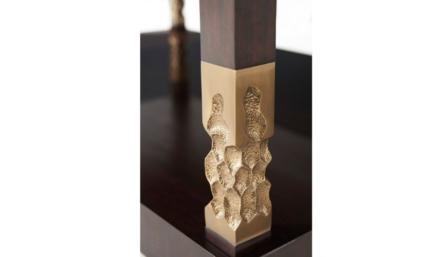 Rectangular and Square Coffee Tables Stunning Dark Hive and Honey Cocktail Table