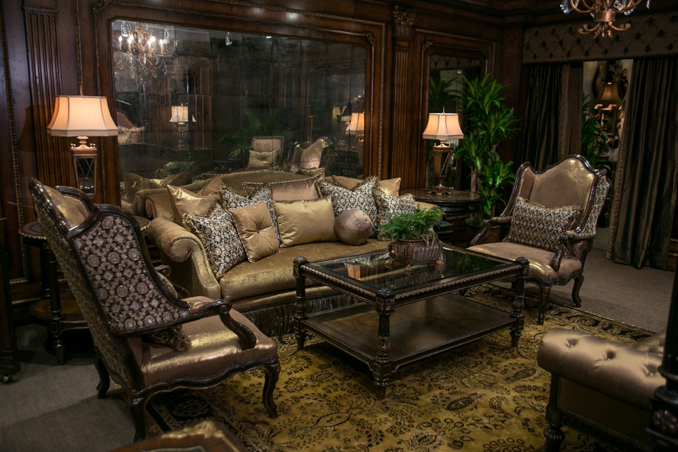 Luxury Leather & Upholstered Furniture A elegant sofa and chairs with exceptional style and design.