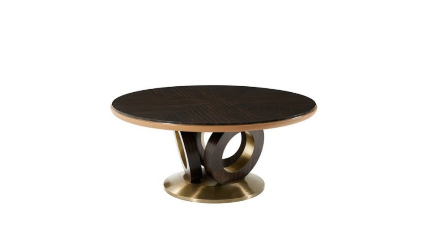 Dining Tables Contemporary Round and Around Dining Table