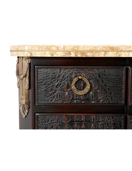 Chest of Drawers Deluxe and Dark Caribbean Treasure Small Dresser