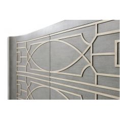Breakfronts & China Cabinets High End and Sleek Stone Shaded Cabinet 2