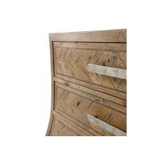 Chest of Drawers High End Modern Rustic Oak Parquetry Chest of Drawers 2