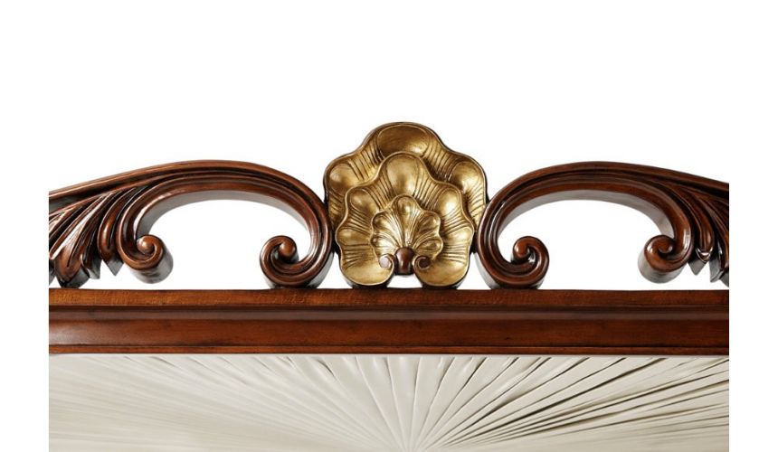 Queen and King Sized Beds Gloriously Golden Adorned King Bed