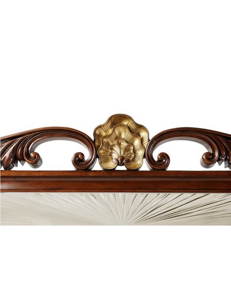 Queen and King Sized Beds Gloriously Golden Adorned King Bed