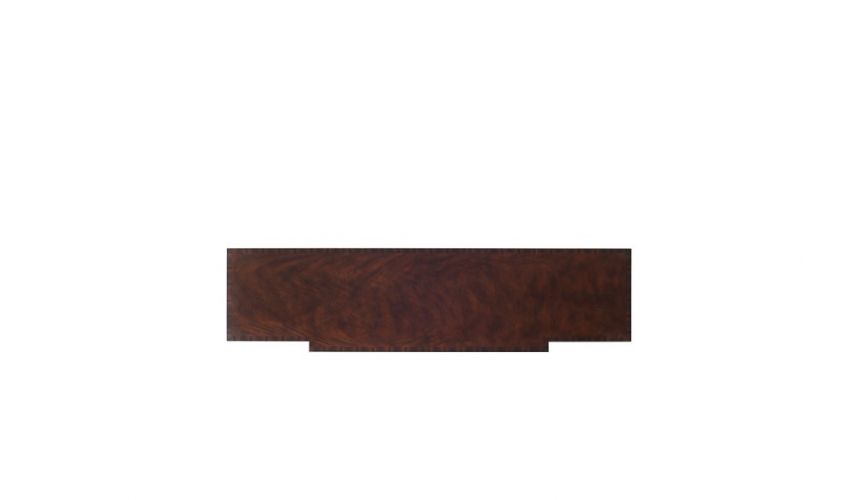 Console & Sofa Tables High End Modern Swirl Mahogany Serving Table