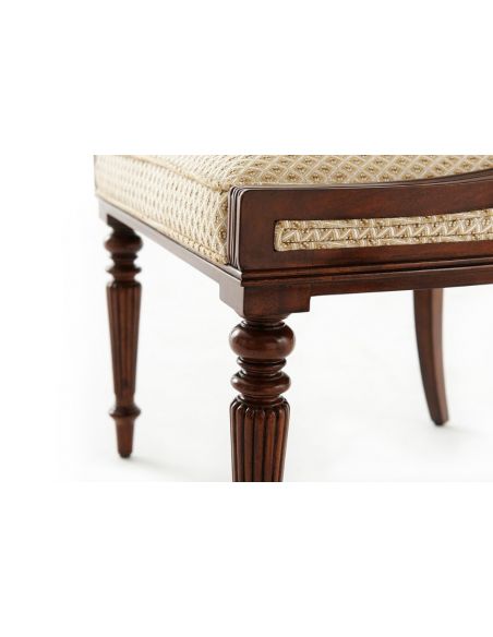 Dining Chairs Stunning Diamond Patterned Ivory Dining Chair