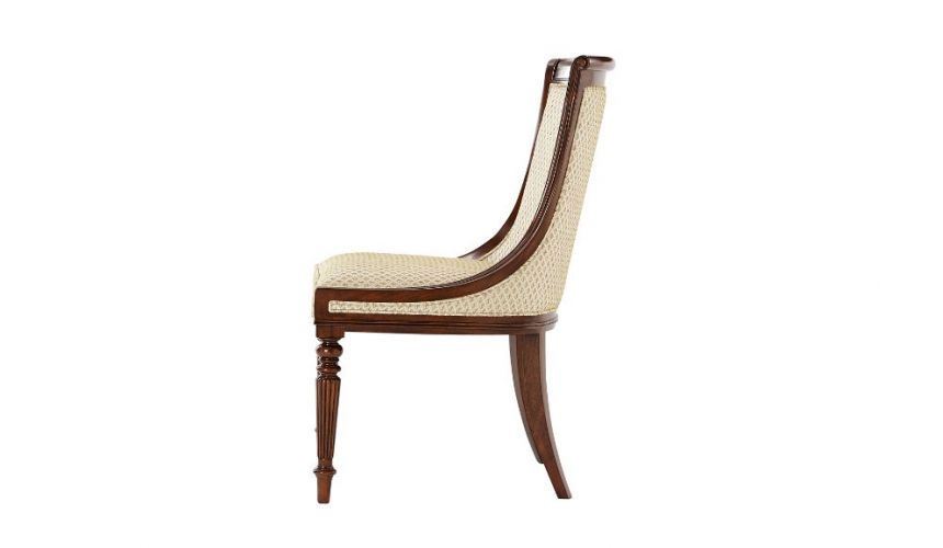 Dining Chairs Stunning Diamond Patterned Ivory Dining Chair