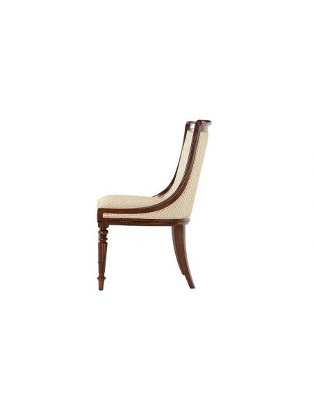 Dining Chairs Stunning Diamond Patterned Ivory Dining Chair
