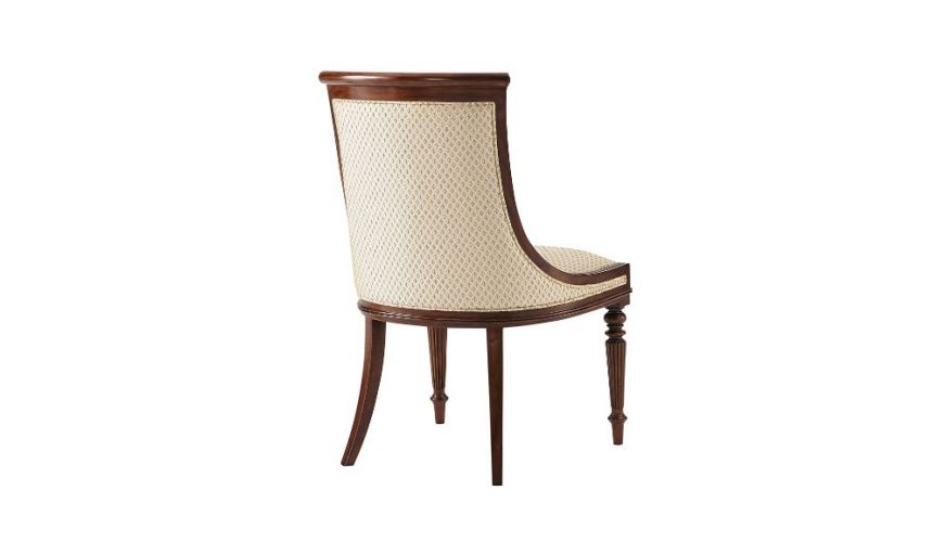 Dining Chairs Stunning Diamond Patterned Ivory Dining Chair