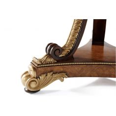 Foyer and Center Tables Elegantly Royal Ebonised Parquetry Center Table 2