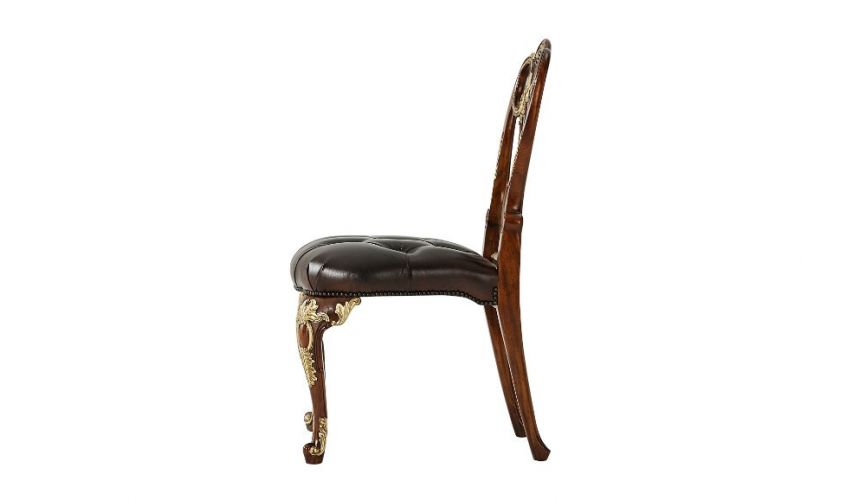 Dining Chairs Luxurious Royal Queen of Night Side Chair