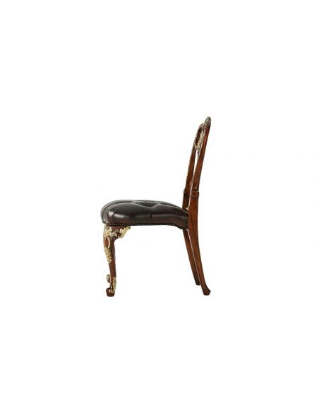 Dining Chairs Luxurious Royal Queen of Night Side Chair