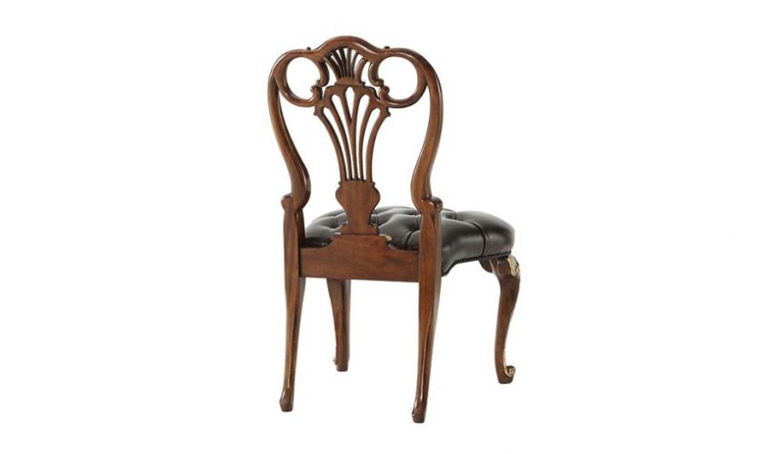 Dining Chairs Luxurious Royal Queen of Night Side Chair