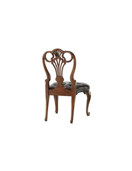 Dining Chairs Luxurious Royal Queen of Night Side Chair