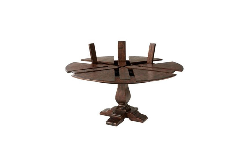 Round Extending Dining Tables Grand and Gorgeous Heart of the Home Dining Table