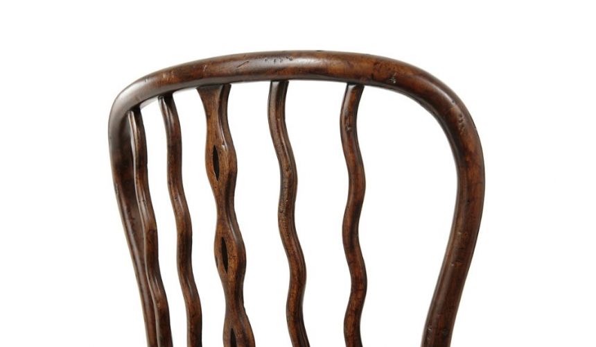 Dining Chairs Gorgeous Wooden Waves Dining Chair