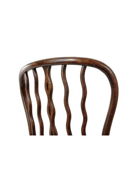 Dining Chairs Gorgeous Wooden Waves Dining Chair