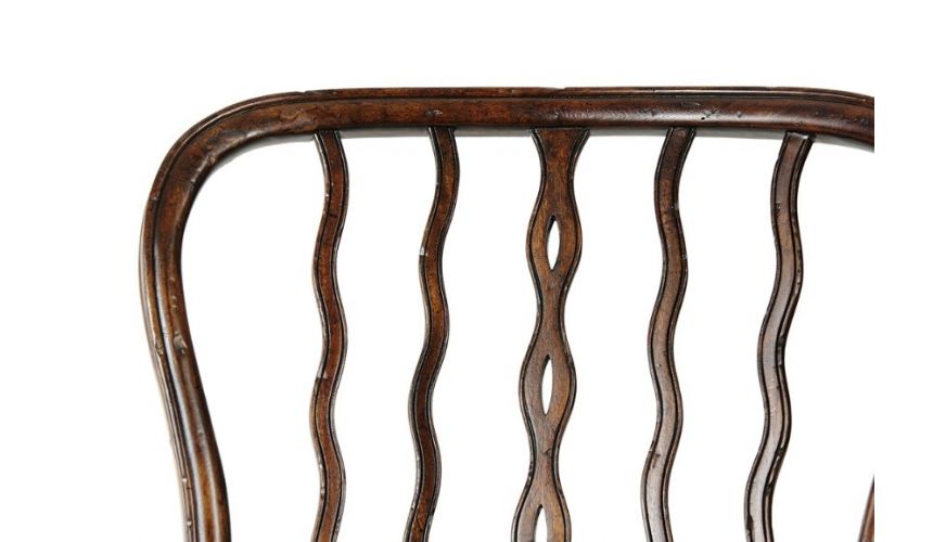 Dining Chairs Gorgeous Wooden Waves Dining Chair