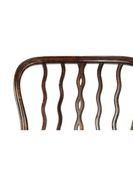 Dining Chairs Gorgeous Wooden Waves Dining Chair