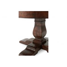 Round Extending Dining Tables Deluxe Vanilla Latte Dining Table 2