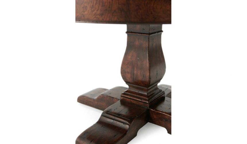Round Extending Dining Tables Deluxe Vanilla Latte Dining Table
