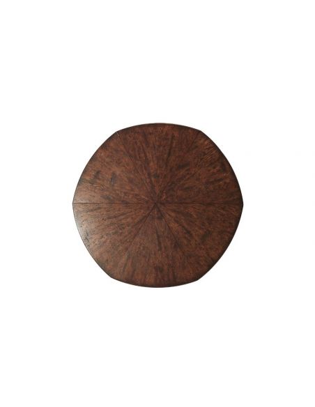Round Extending Dining Tables Deluxe Vanilla Latte Dining Table