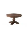 Round Extending Dining Tables Deluxe Vanilla Latte Dining Table