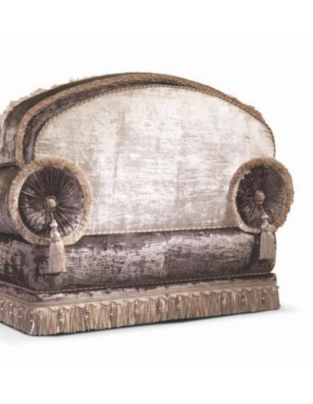 Custom Window Treatments Luxurious velvet chair and living room set with hand sewn embroidery
