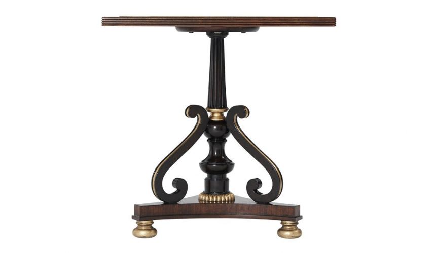 TABLES - SIDE, LAMP & BEDSIDE Lovely Chess in the Park Accent Table