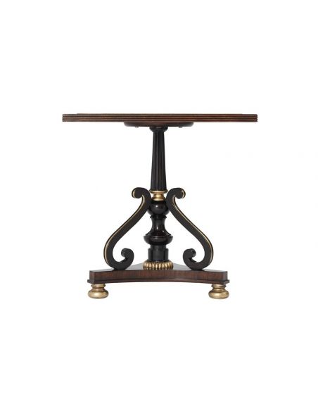 TABLES - SIDE, LAMP & BEDSIDE Lovely Chess in the Park Accent Table