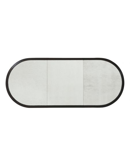 Round and Oval Coffee tables Elegant Crowned Reflection Cocktail Table