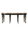 Round and Oval Coffee tables Elegant Crowned Reflection Cocktail Table