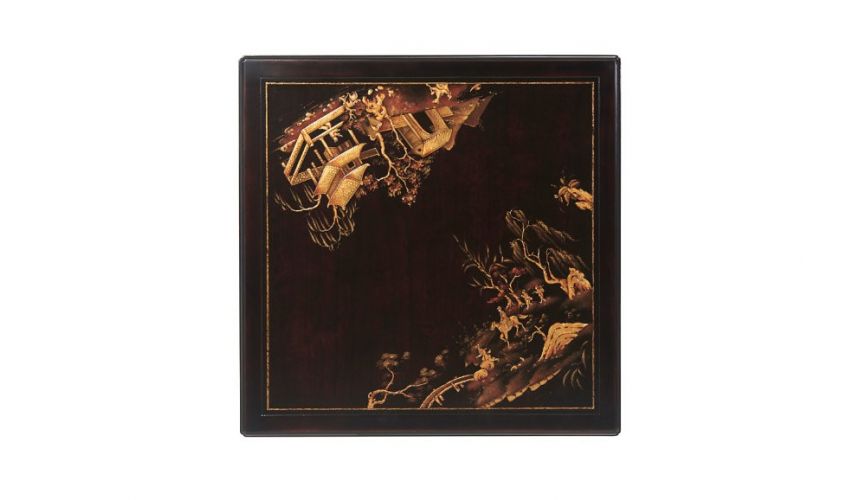 TABLES - SIDE, LAMP & BEDSIDE Luxurious Garden at Midnight Accent Table