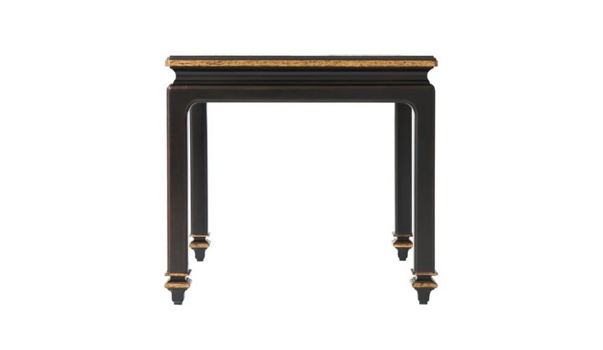TABLES - SIDE, LAMP & BEDSIDE Luxurious Garden at Midnight Accent Table