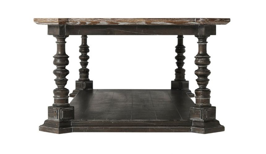Rectangular and Square Coffee Tables Breathtaking Weathered Seafoam Grey Cocktail Table