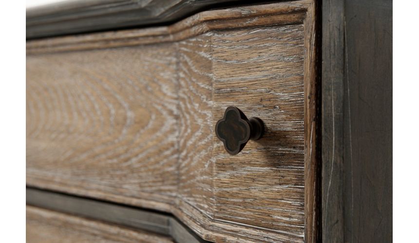 Chest of Drawers Grand and Rustic Seafoam Grey Chest of Drawers
