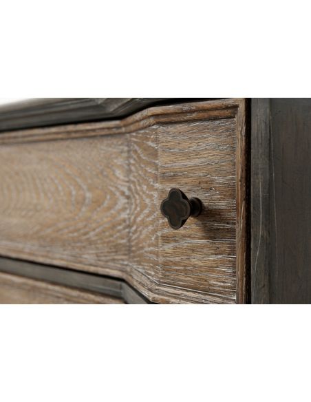 Chest of Drawers Grand and Rustic Seafoam Grey Chest of Drawers