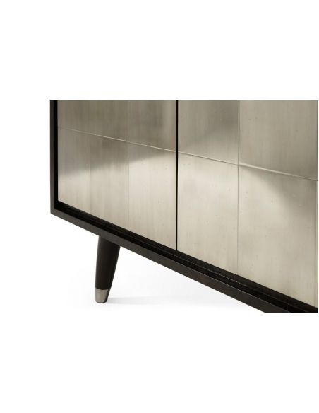 Breakfronts & China Cabinets Stunning and Sleek Smoke and Ash Cabinet