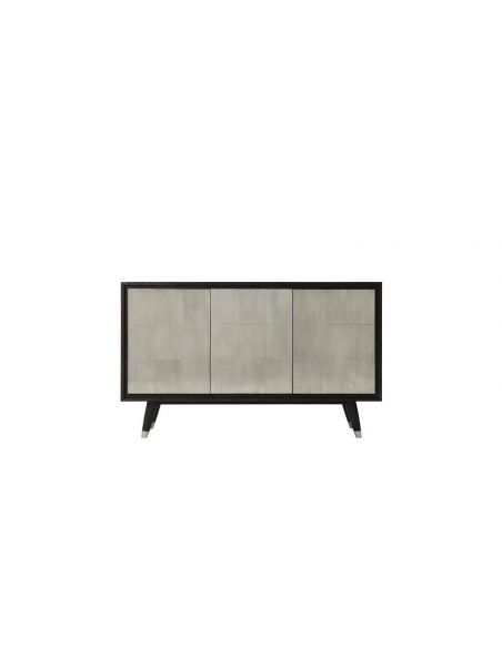 Breakfronts & China Cabinets Stunning and Sleek Smoke and Ash Cabinet