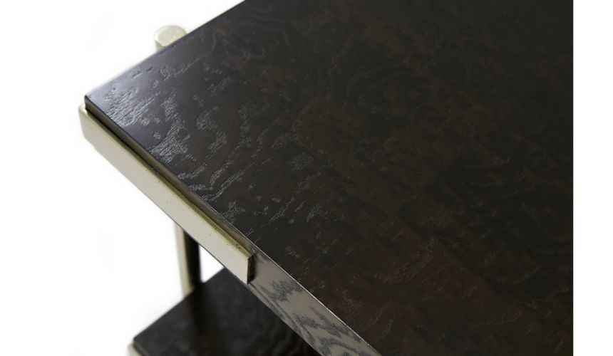 Rectangular and Square Coffee Tables Elegant and Modern Pristine Black Cocktail Table