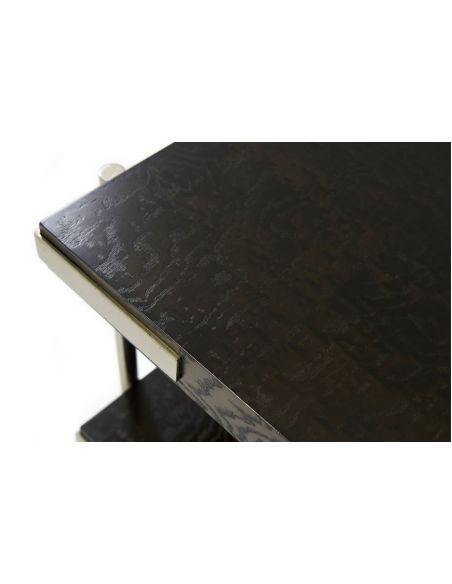 Rectangular and Square Coffee Tables Elegant and Modern Pristine Black Cocktail Table