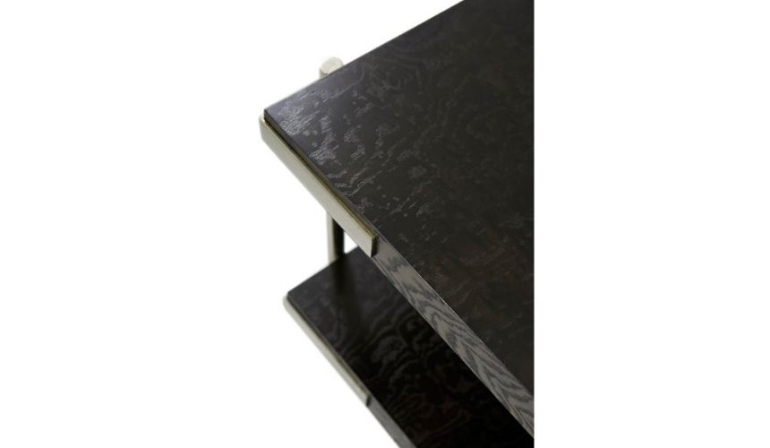 Rectangular and Square Coffee Tables Elegant and Modern Pristine Black Cocktail Table