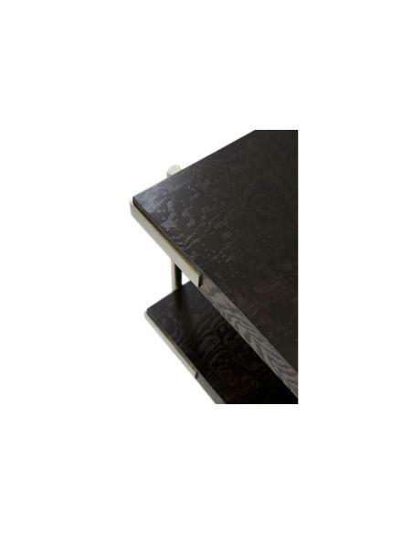 Rectangular and Square Coffee Tables Elegant and Modern Pristine Black Cocktail Table